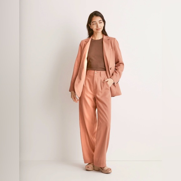 Madewell Pants - Madewell The Neale Straight Leg Pant In Drapeweave